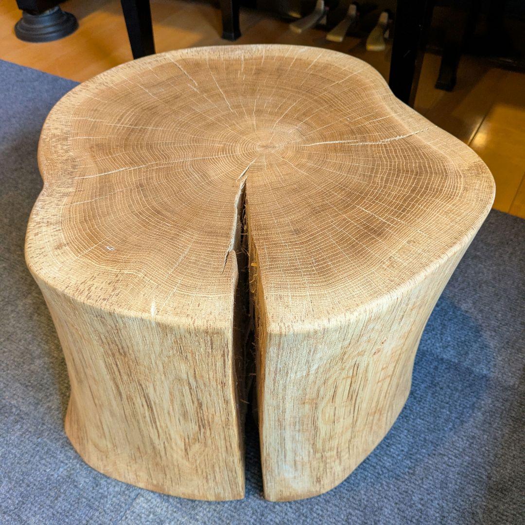 3104様専用 ミズナラ 水楢 天然木 切り株 丸太 輪切り 高さ約28㎝