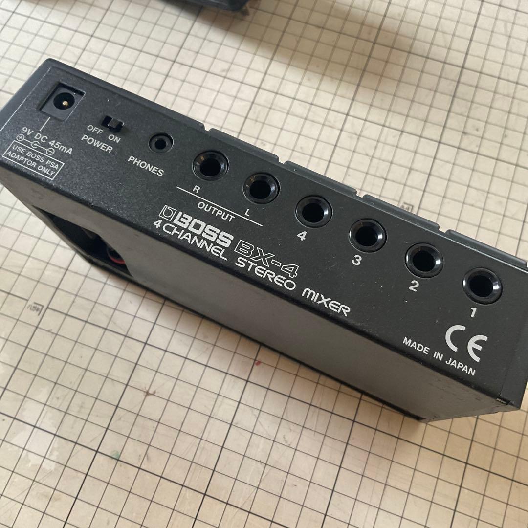 BOSS BX-4 4チャンネル ステレオ ミキサー ACアダプター ジャンク