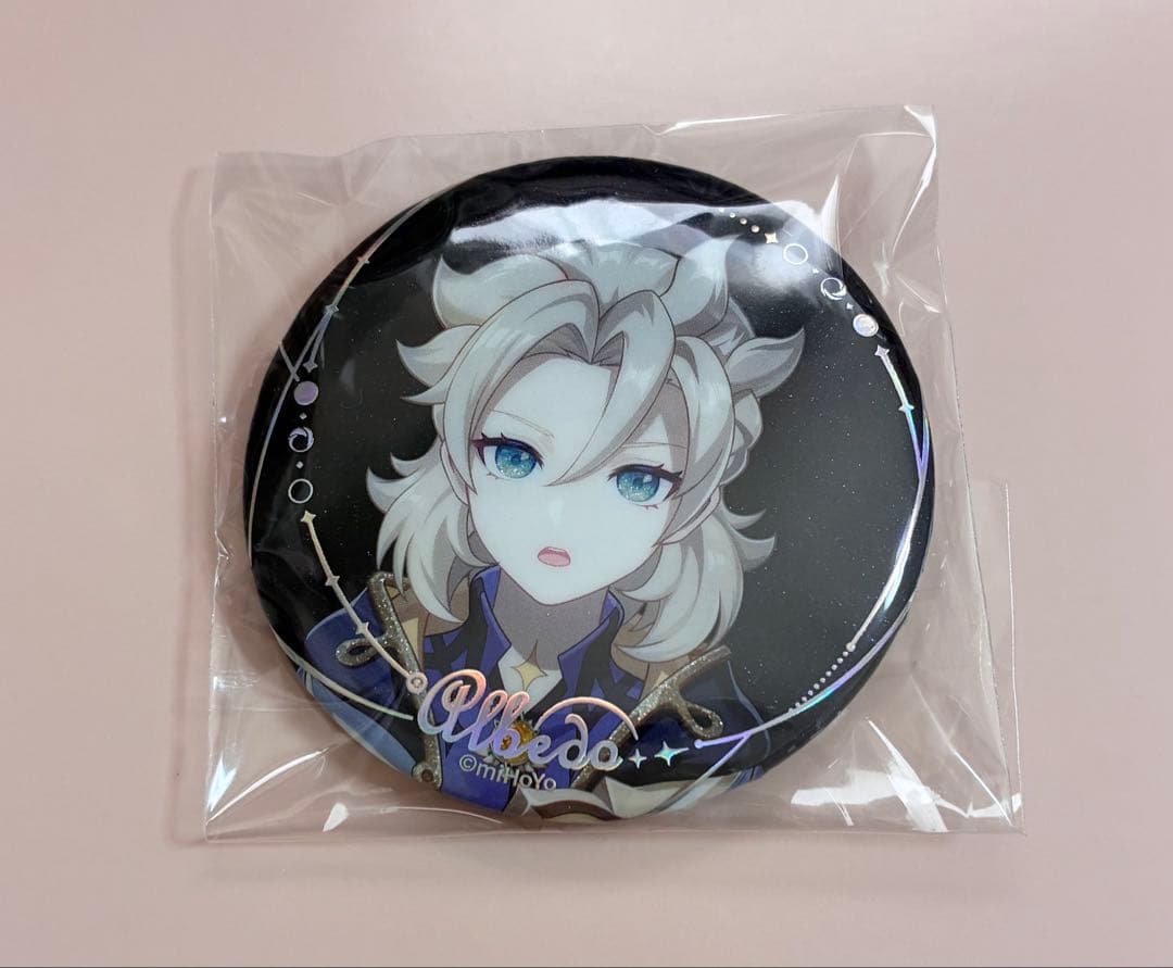 匿名配送】原神 アルベド 月夜の叙事詩 缶バッジ - メルカリ