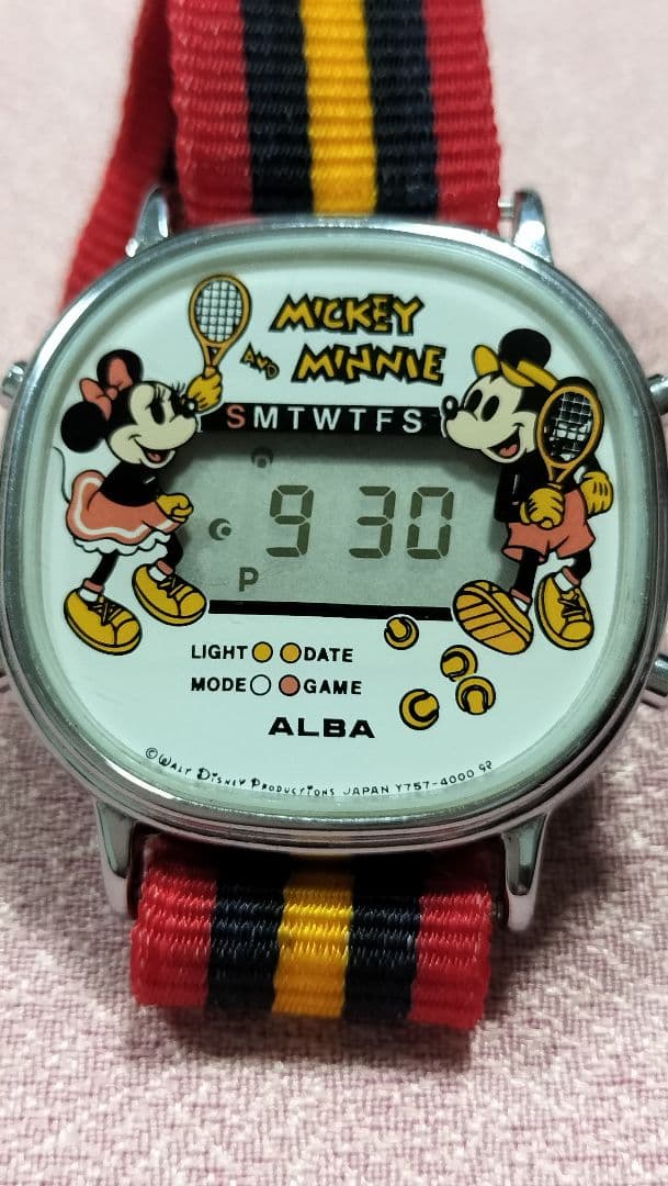 美品】セイコー アルバ ミッキーマウス 限定 腕時計 テニスゲーム機能
