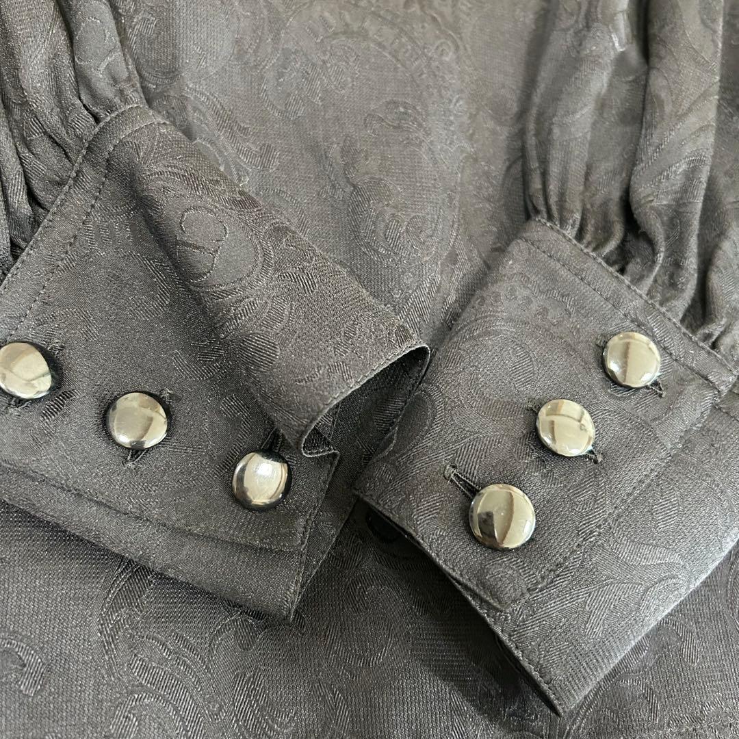 Christian Dior】 CD シルク100% バックボタン ブラウス - メルカリ