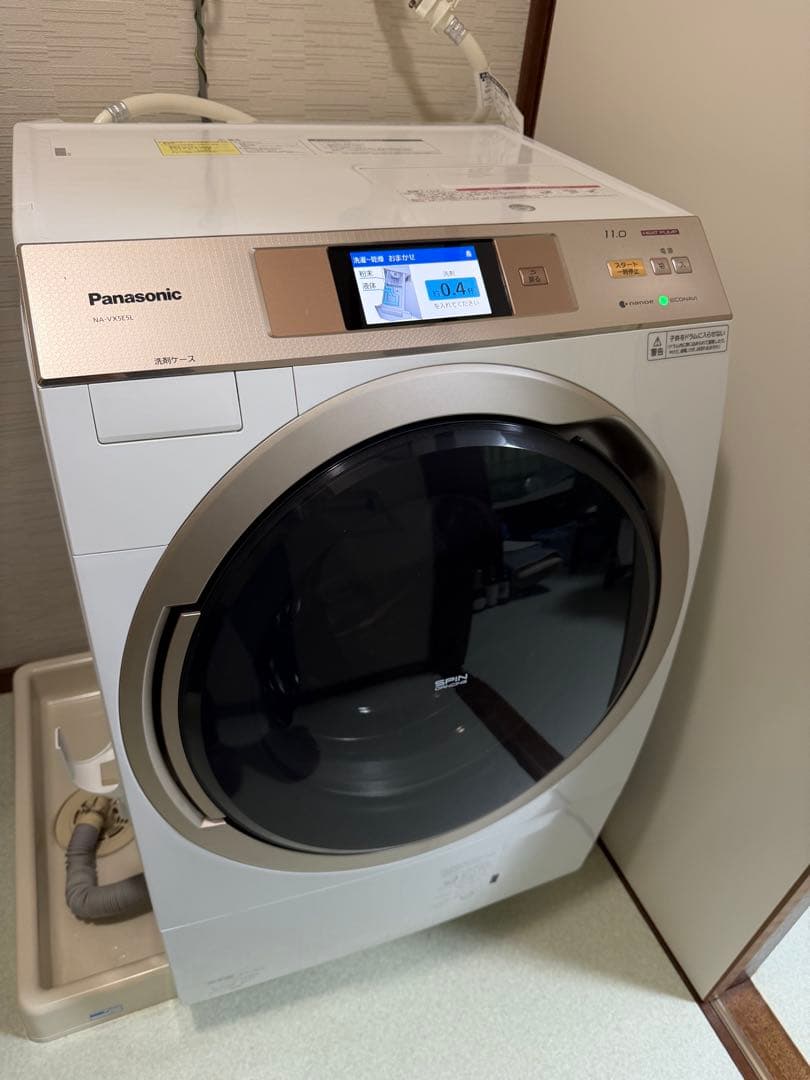 Panasonic NA-VX5E5L ドラム式洗濯機本体 パナソニック製ドラム式洗濯機 NA-VX5E5L の分解クリーニング - 天佑