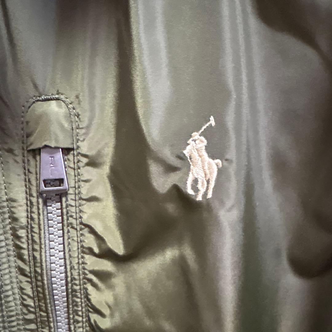 新品タグ付】ラルフローレン ダウンジャケット オリーブ（日本M相当