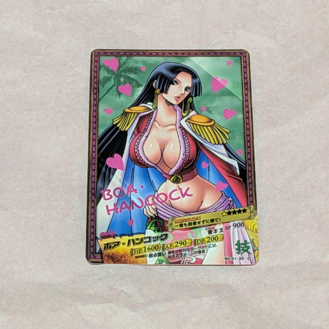 ワンピースARカードダス No.01-30 C ボア・ハンコック - メルカリ