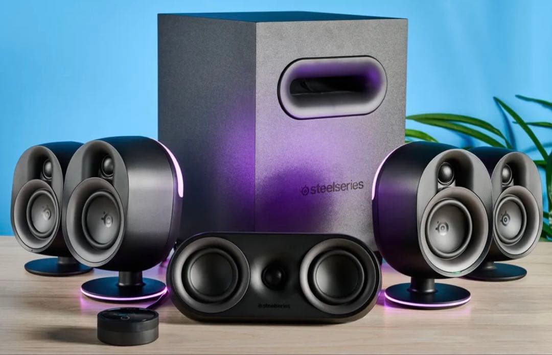 Steelseries ゲーミングスピーカー Arena 9! Amazon.com: SteelSeries Arena 9 Illuminated 5.1 Desktop Gaming