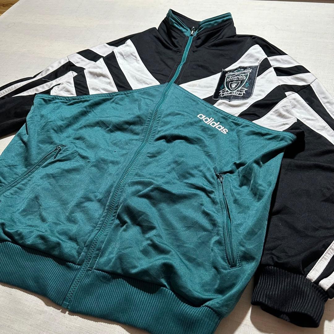 95-96 adidas リヴァプールFC トラックジャケット ジャージ Y2K - メルカリ