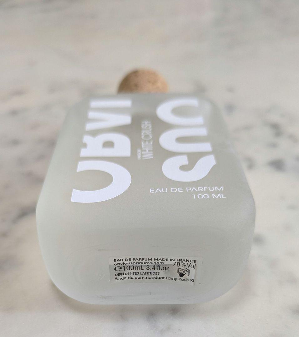 値下げ】Obvious オブヴィアス ホワイトクラッシュ EDP 100ml - メルカリ
