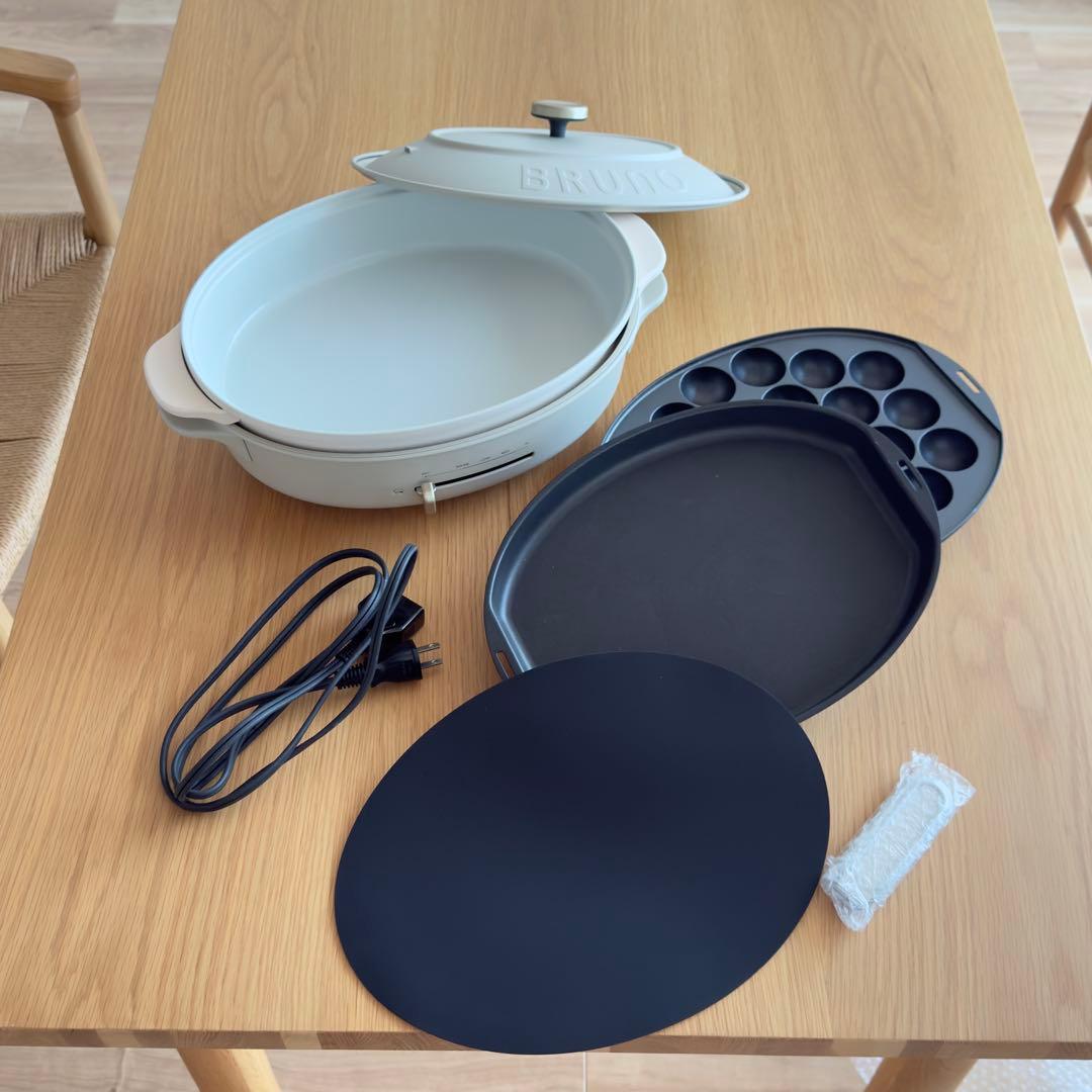 BRUNO オーバルホットプレート グレージュ オーバルホットプレート グレージュの通販 | BRUNO online