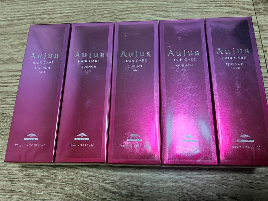 【Aki】オージュア　クエンチ　フルイド・ミスト・セラム5本セット Qoo10] オージュア クエンチ セラム フルイド ヘアニュート