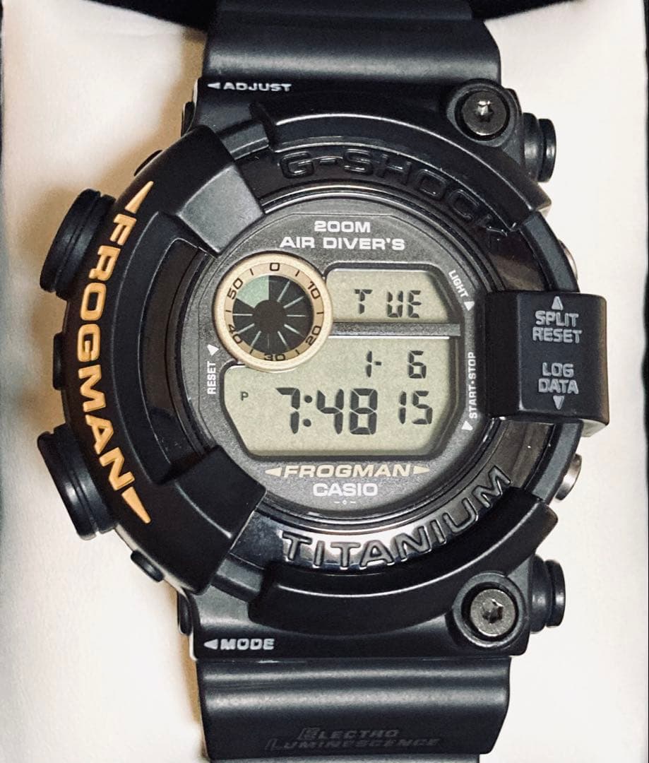 レア！美品！G-SHOCK フロッグマン DW-8200BM-1T ブラック CASIO（カシオ） CASIO G-SHOCK フロッグマン メンインブラック 2 DW