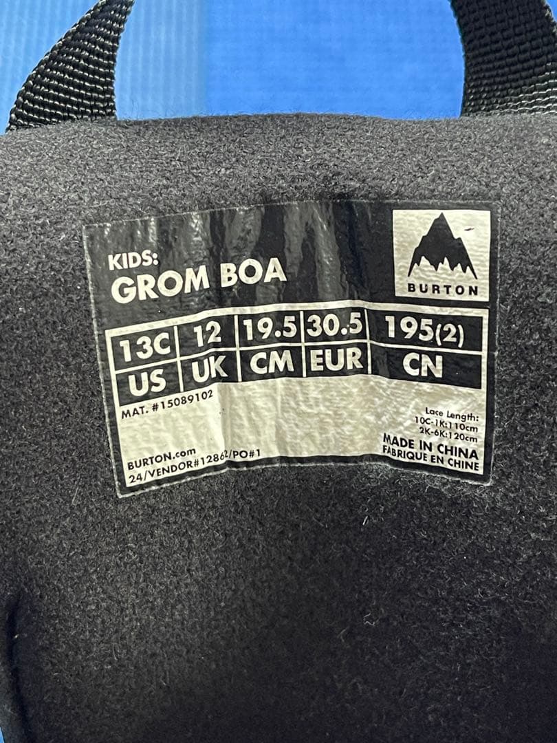 ☆Burton バートン　スノーボード　ブーツ　19.5cm