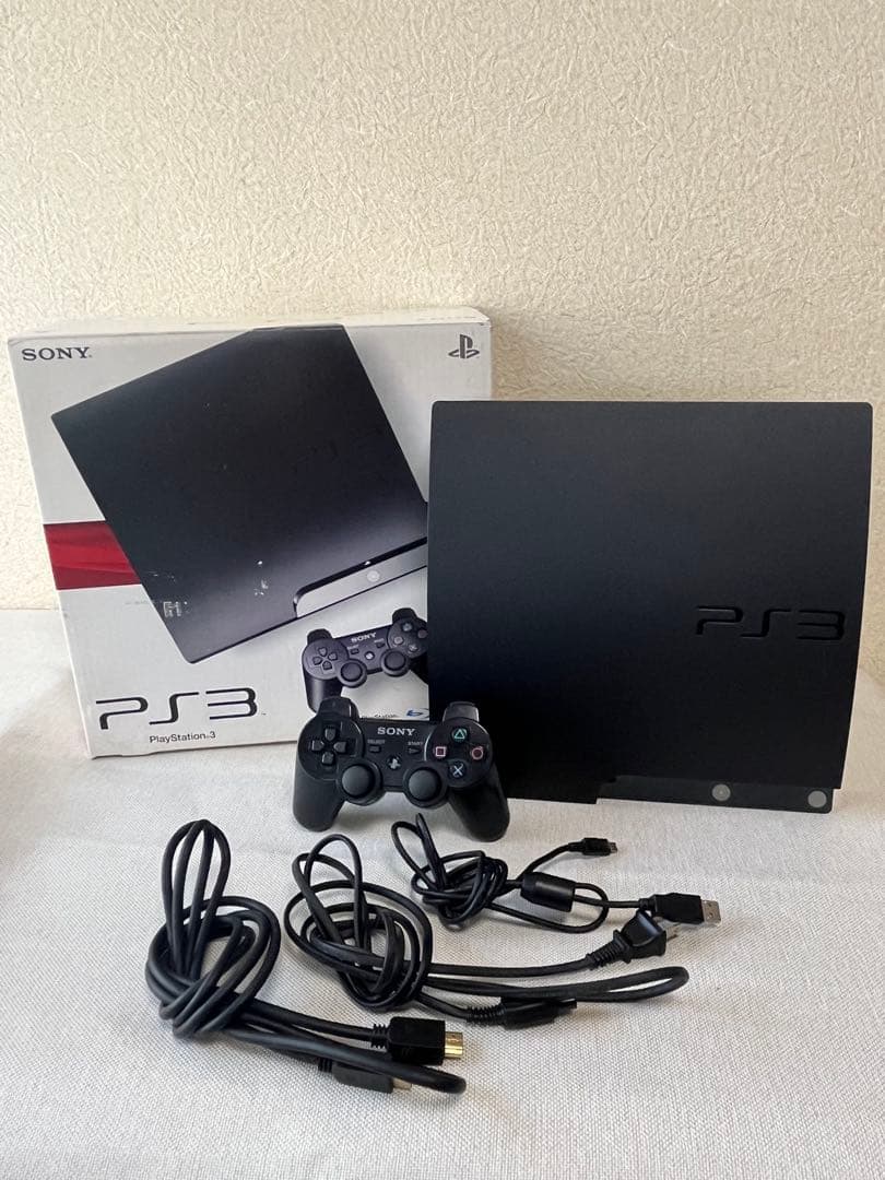 PS3 CECH-2000A 本体 コントローラー ケーブル 通電確認 ジャンク