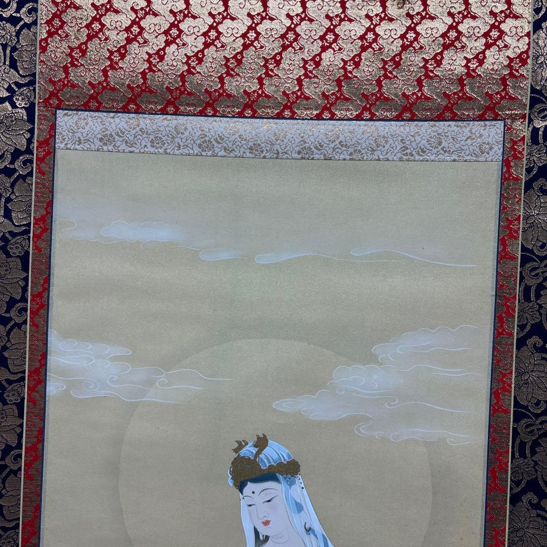 田中浩伸 掛軸 雲上観音 美術品 0121o83 - メルカリ