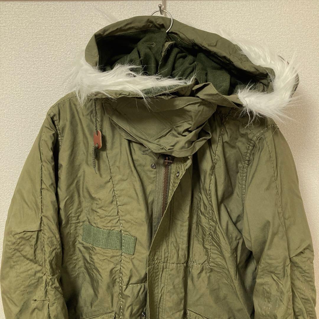 手縫いのモッズコート カーキ - メルカリ