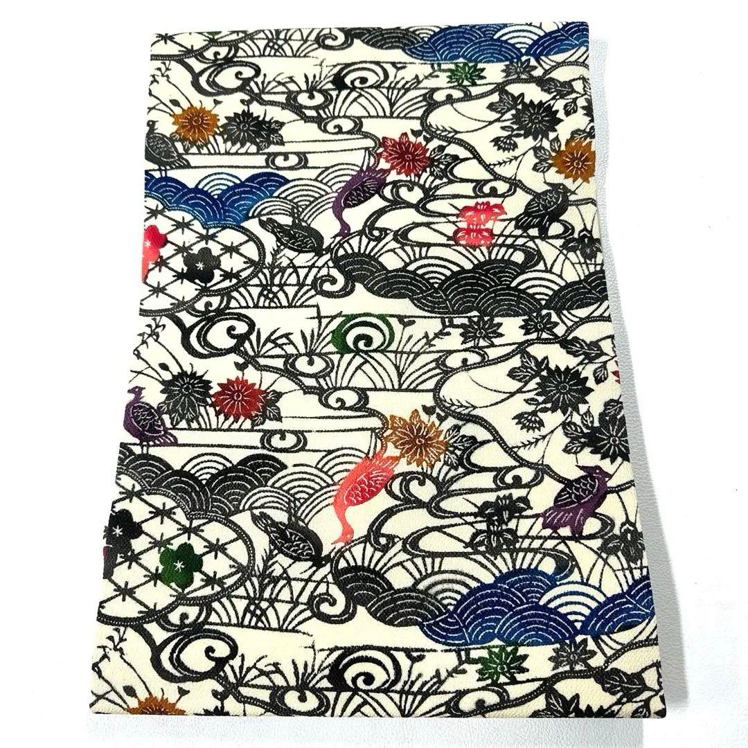 帯6565 ○沖縄県指定重要無形文化財 本場琉球紅型 高級 正絹 全通