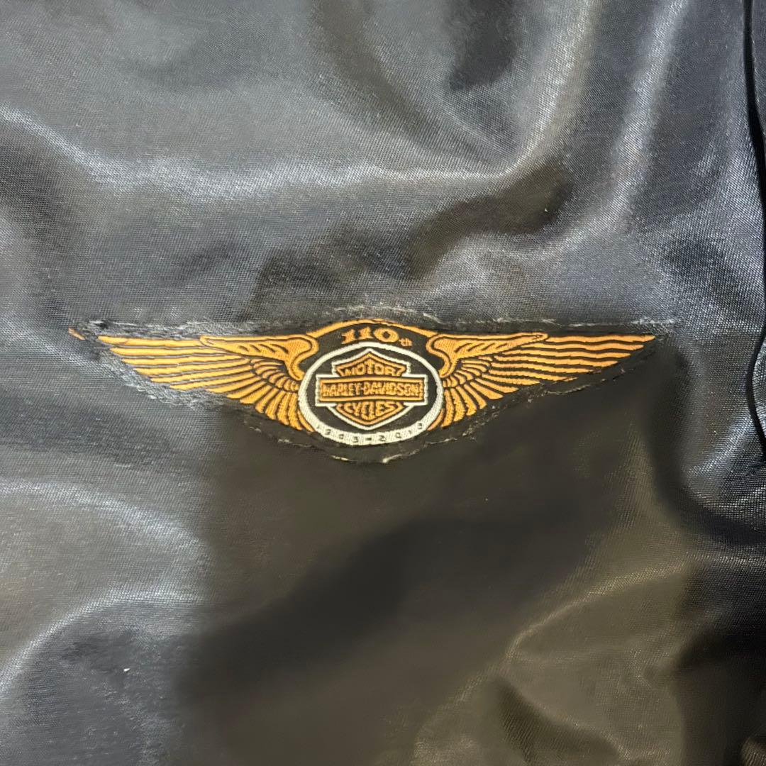 希少 110th《Harley-Davidson》ナイロンジャケット(XXL)黒