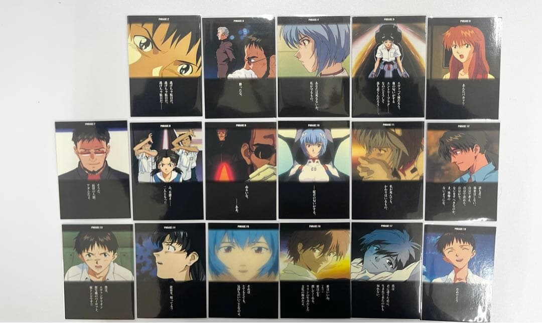 kntoy66-2312 カードダスマスターズ エヴァンゲリオン PH1〜18 - メルカリ