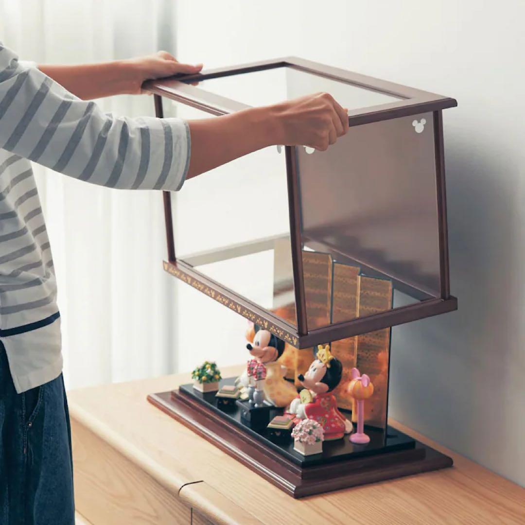 親王飾り専用ケース「ミッキーモチーフ」 ベルメゾン 雛人形 ケースのみ 親王飾り専用ケース「ミッキーモチーフ」（ディズニー インテリア雑貨