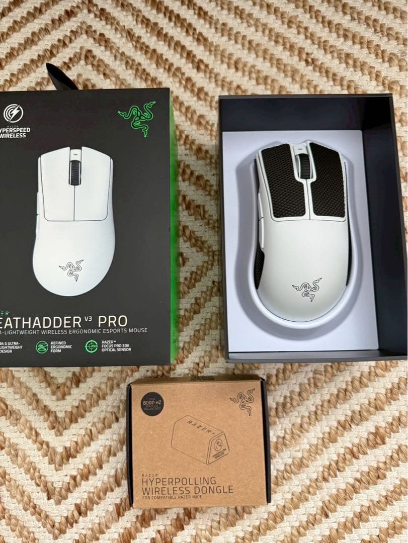 Razer Deathadder V3 pro + 8kHzドングル Razer、ハイエンドゲーミングマウス「DeathAdder V3 Pro」に8K