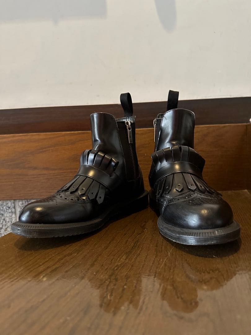 シャネル ココボタン 羊毛 サイズ42 ワイドパンツ オレンジストライプ