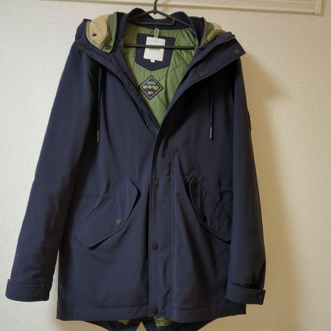最終値下げ】1/17迄 AIGLE ゴアテックス モコピ コート モッズコート