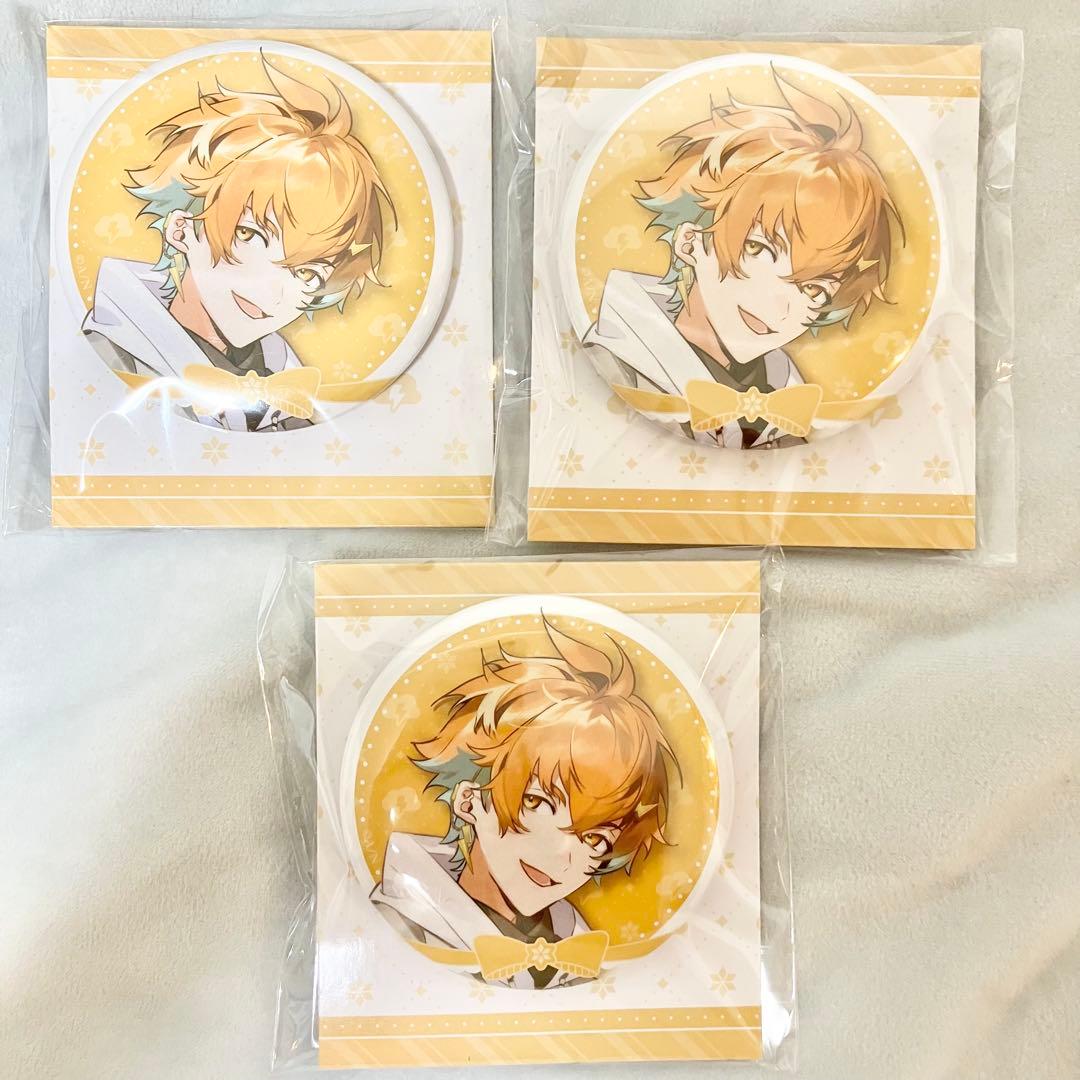 宇佐美リト にじさんじ ウィンターデート 2024 チェーン付き 缶バッジ