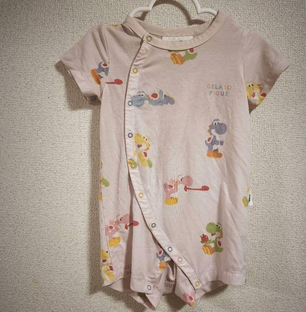 GELATO PIQUE ジェラピケ ヨッシー ロンパース 70 ピンク ベビー