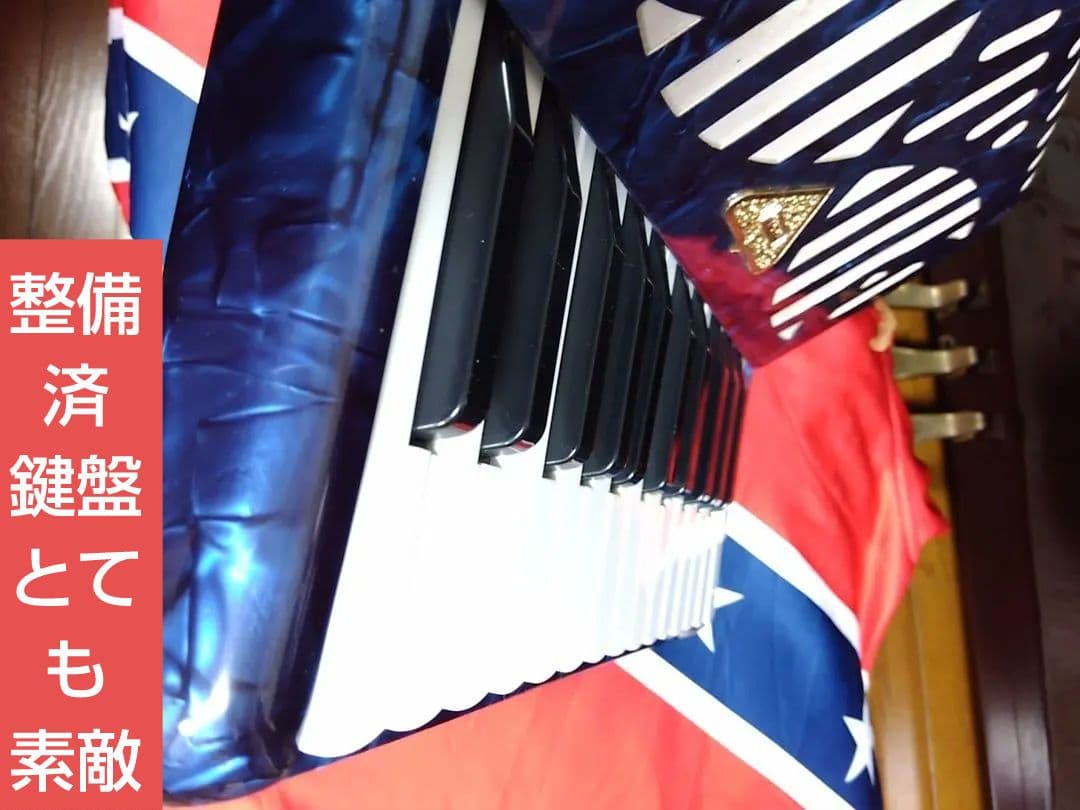 美品即演奏可）TAMBO SOPRANO アコーディオン 青【信頼の日本製】