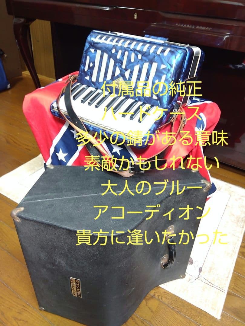 美品即演奏可）TAMBO SOPRANO アコーディオン 青【信頼の日本製】