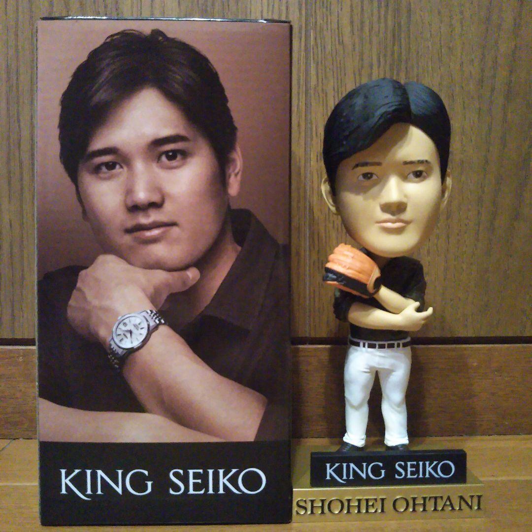 【非売品】大谷翔平　KING SEIKO ボブルヘッド 美品 大谷翔平選手ボブルヘッドキャンペーン開催中！