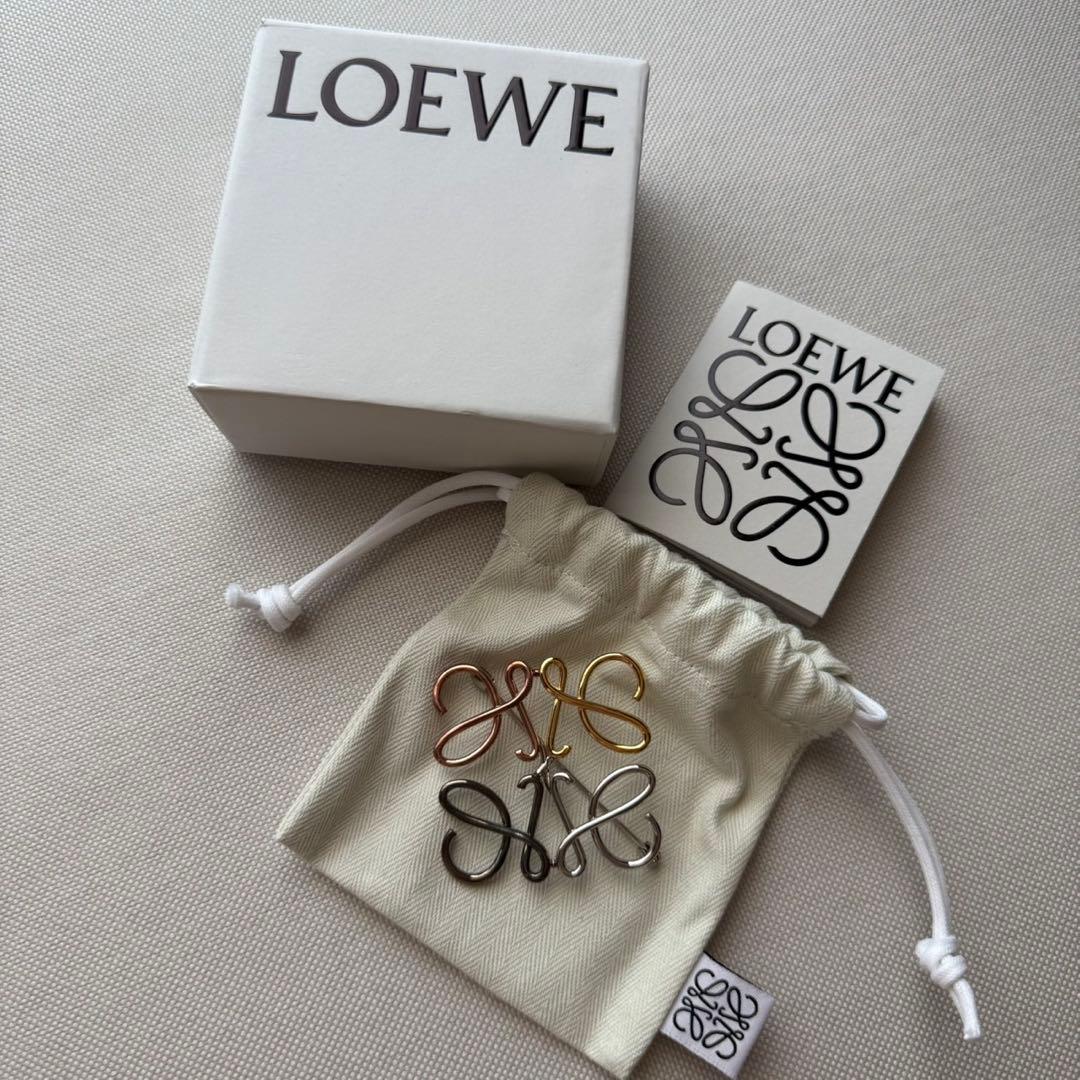 新品未使用★ロエベ アナグラムブローチ　マルチカラー loewe-j000245x10_1.jpg