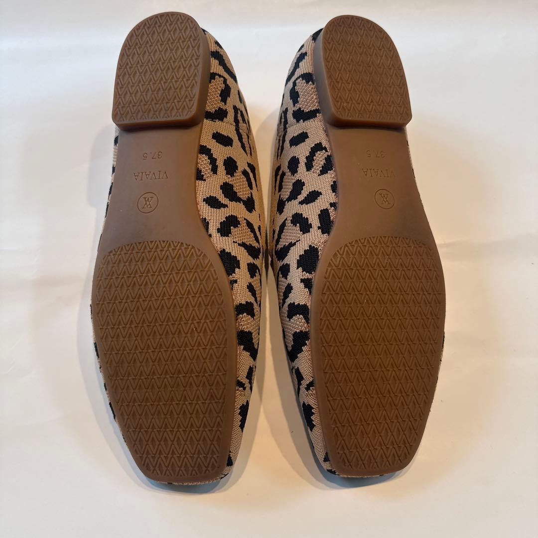 VIVAIA レオパード柄フラットシューズ 37.5 - メルカリ