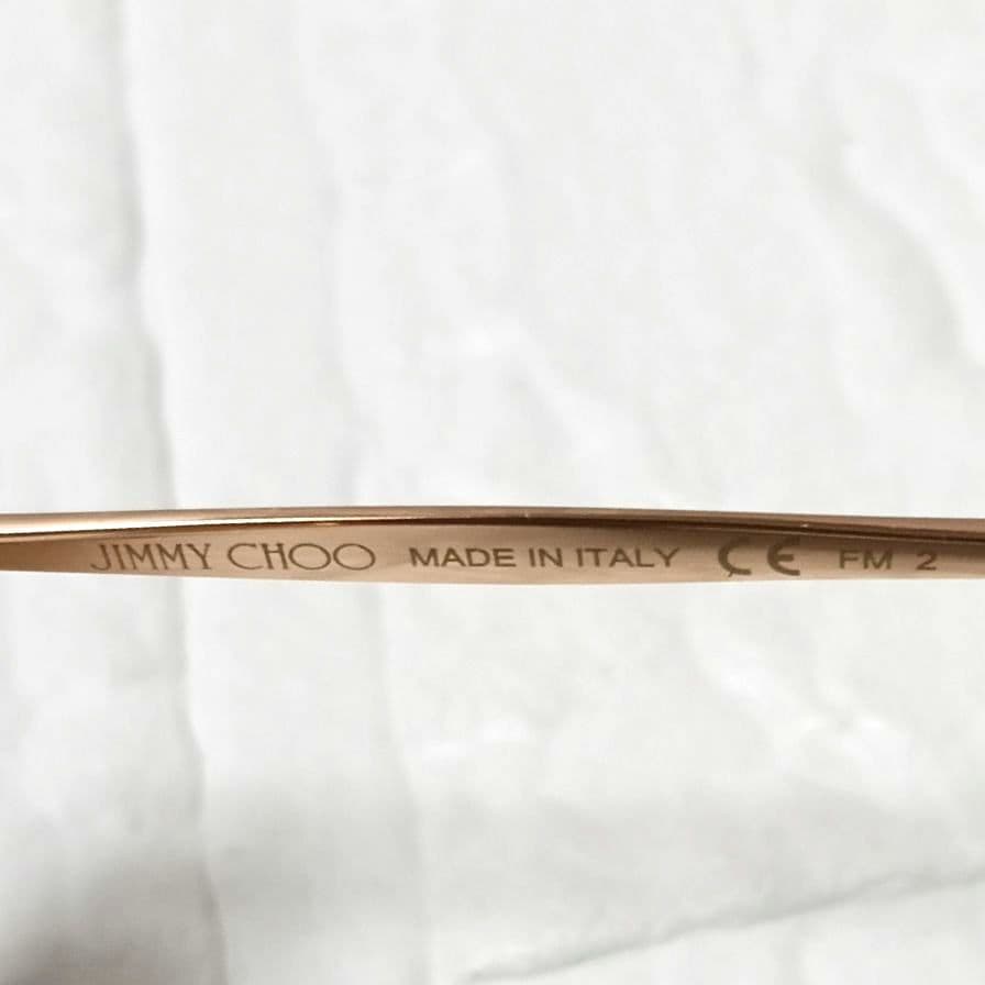 578【美品】JIMMY CHOO ジミーチュウ サングラス ラメフレーム - メルカリ