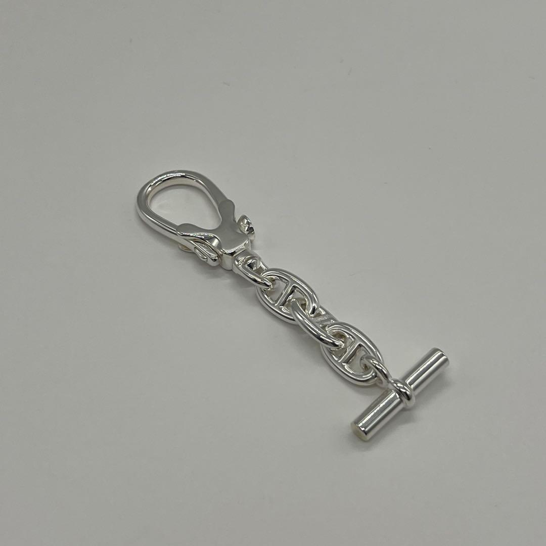 エルメス HERMES シェーヌダンクル キーホルダー キーリング AG925