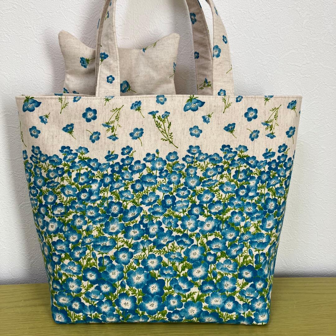 コヤンイサムチョン ネモフィラ 超ビッグふっくらネコちゃん 横41縦30