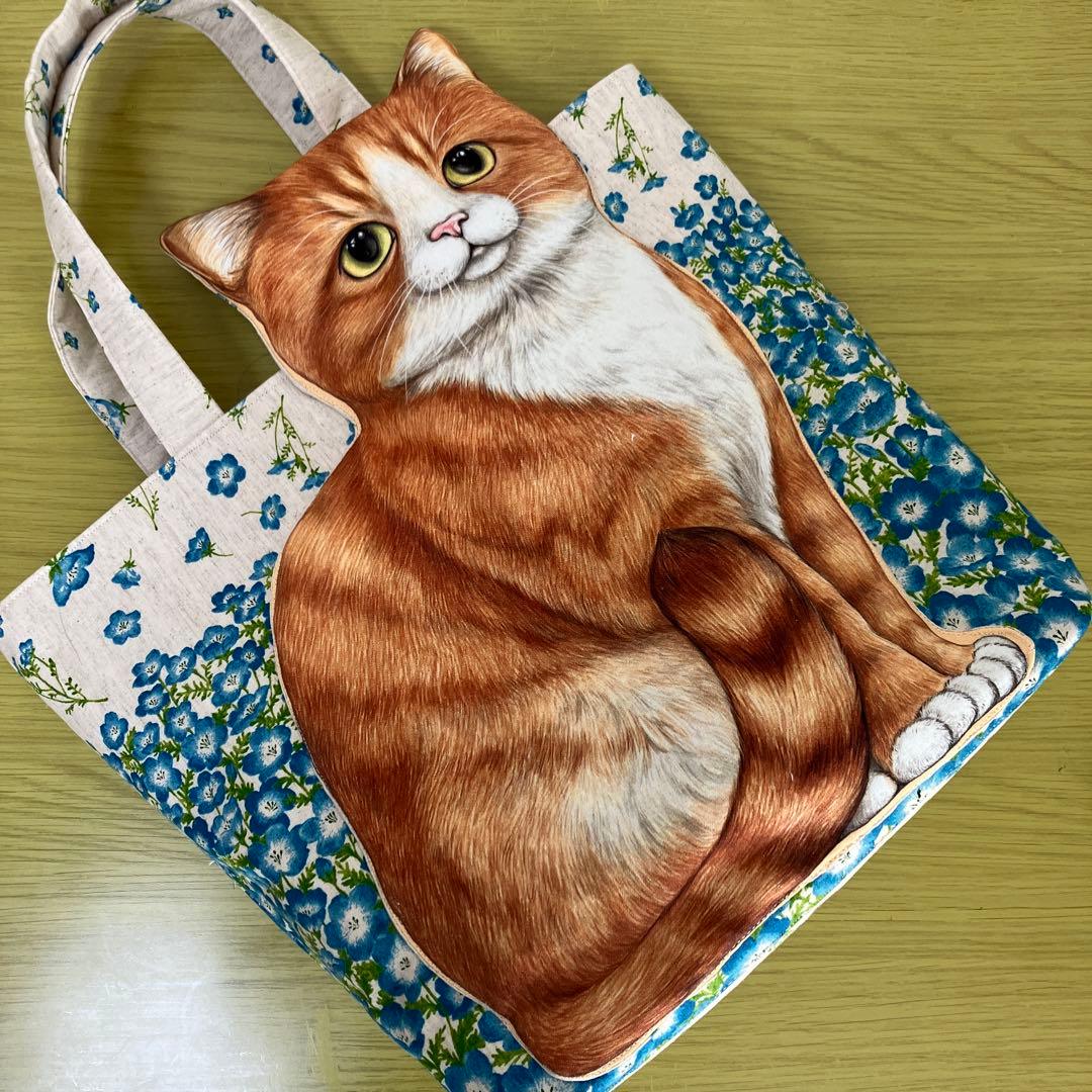 コヤンイサムチョン ネモフィラ 超ビッグふっくらネコちゃん 横41縦30