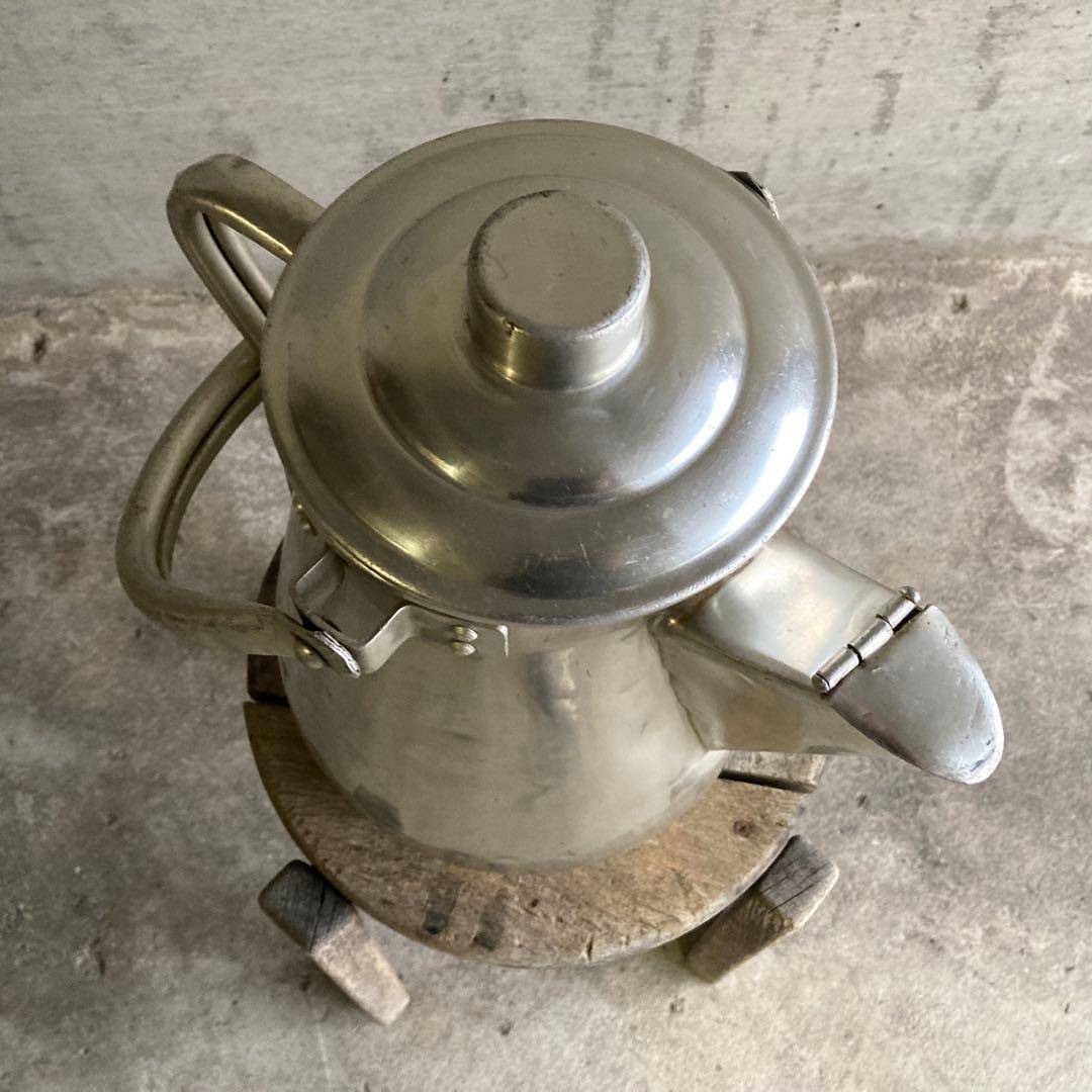 ミルクポット ケトル 学校 給食 容器 大型 アルミ 金属 レトロ