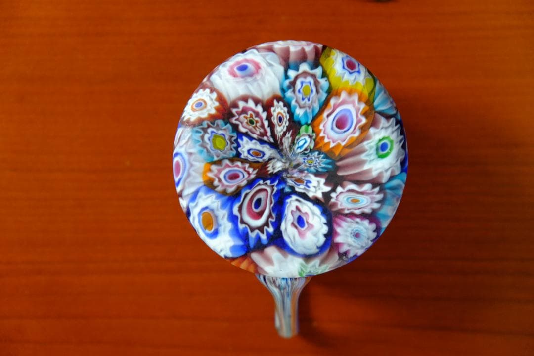 ベネチアンガラス アンティーク カップ＆ソーサー ガラス ムラノ 江波