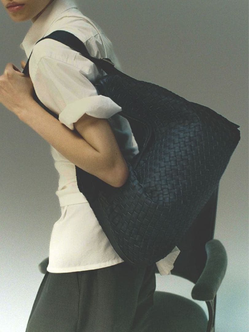 Llife COW LEATHER MESH BAG - メルカリ