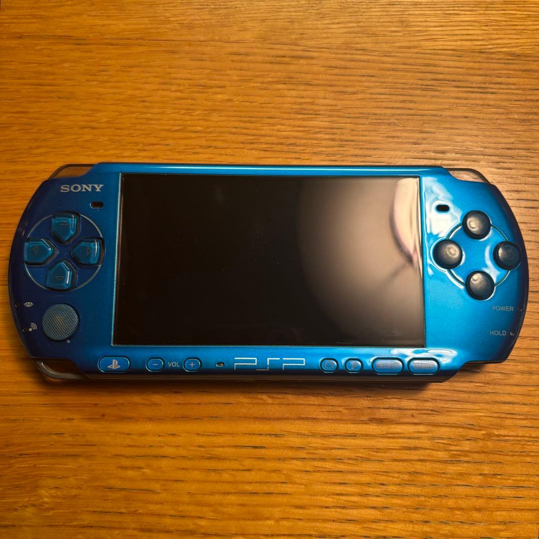 SONY PSP-3000 バイブラント・ブルー 本体 - メルカリ