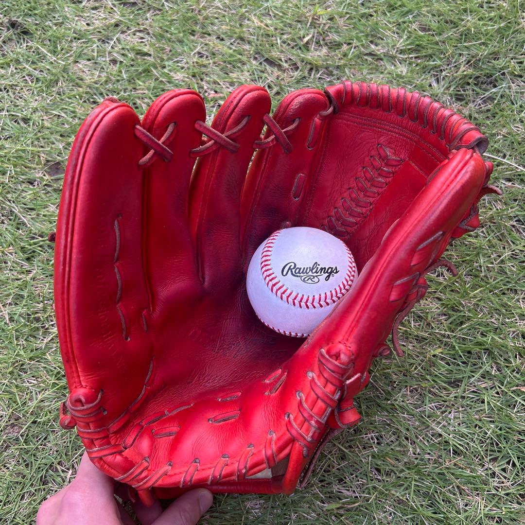 Rawlings ローリングス 硬式用グローブ 投手用 左 赤
