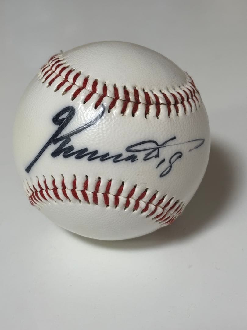 桑田真澄 18番 サイン 野球ボール 巨人 読売ジャイアンツ 直筆サイン