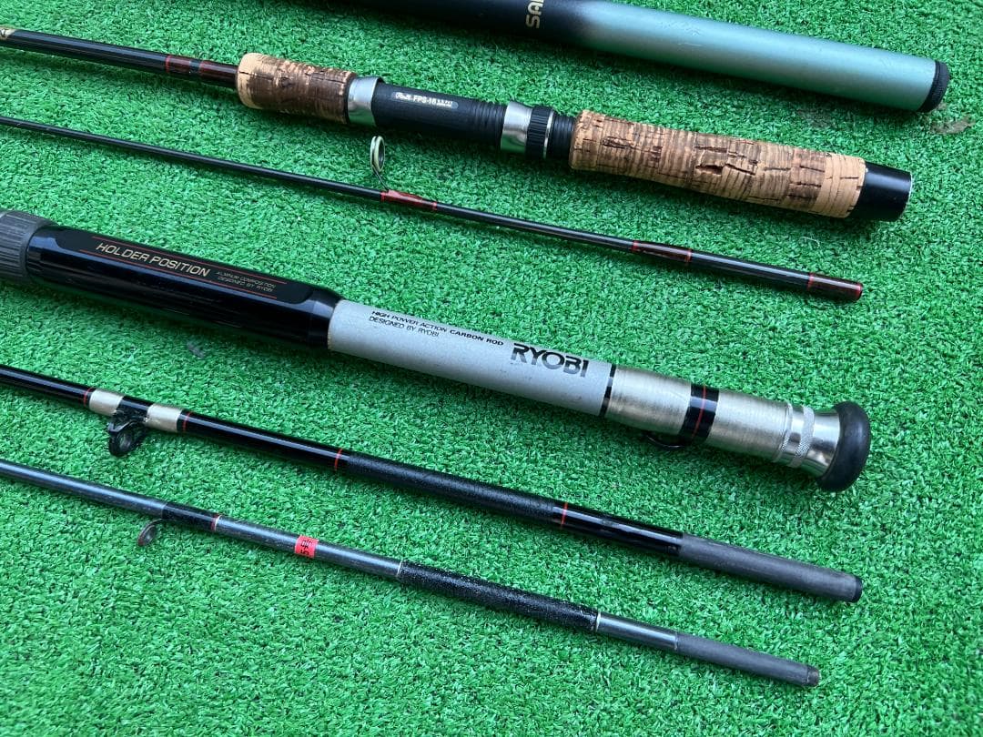 大*り様 磯竿・投げ竿 まとめ / がまかつ がま石 24号・HI-