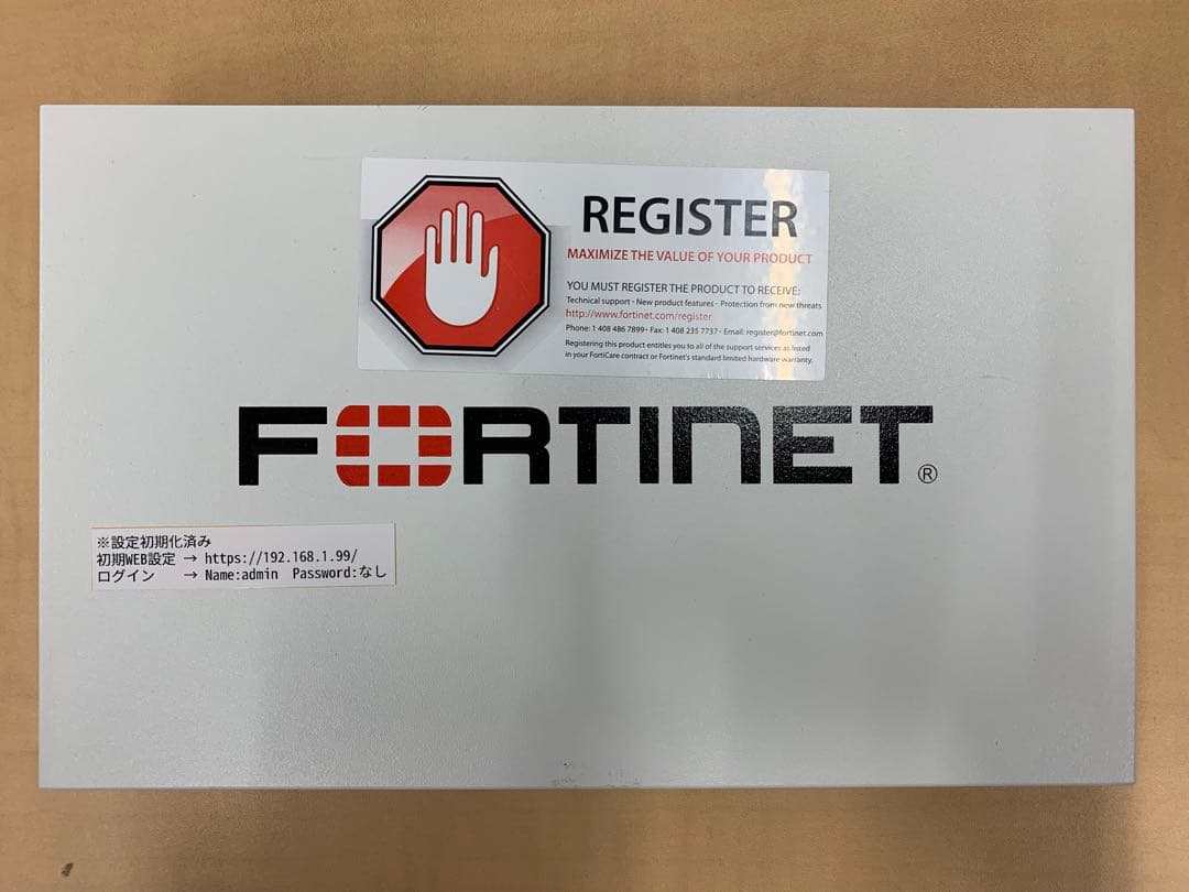 ジャンク扱い】Fortigate 40C × 2台 - メルカリ