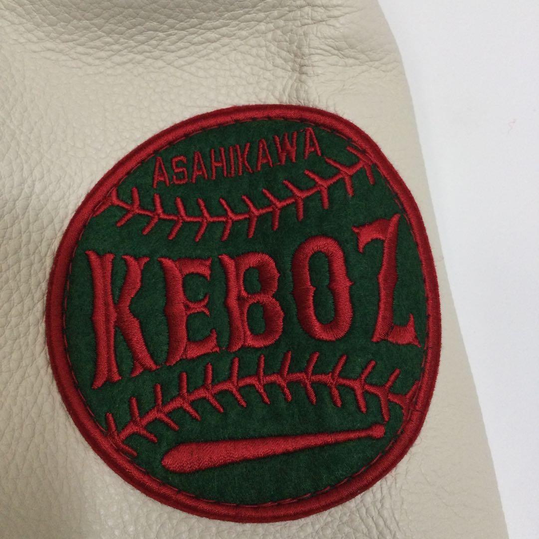 Keboz メルトン&レザーバーシティジャケット 68251112N02S - メルカリ