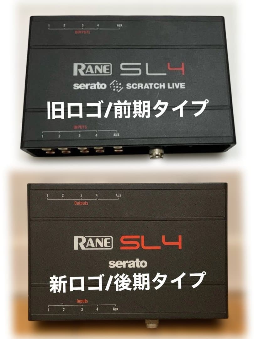 最終型RANE SL4 SERATO DJ交代が簡単USB2系統ACアダプタ付 Rane USB