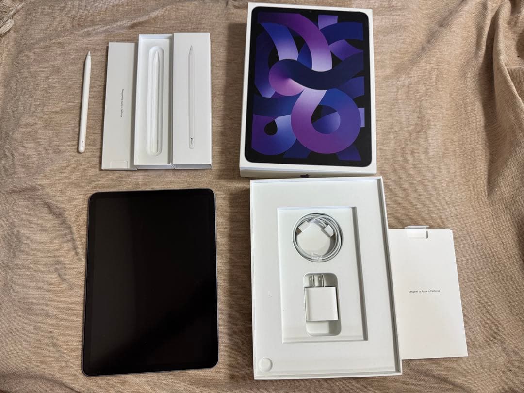 iPad Air (第5世代, 256GB) +Apple pencilセット iPad Air Wi-Fi 256GB - スペースグレイ（第5世代）[整備済製品