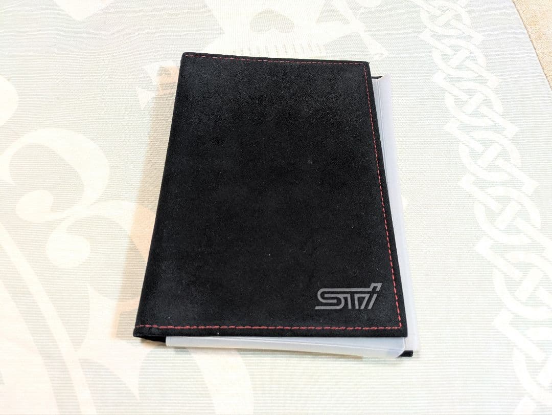 スバル STI車検証ケース アルカンターラ 車検証入れ 車検証ケース STI スバル アルカンターラ｜Yahoo!フリマ
