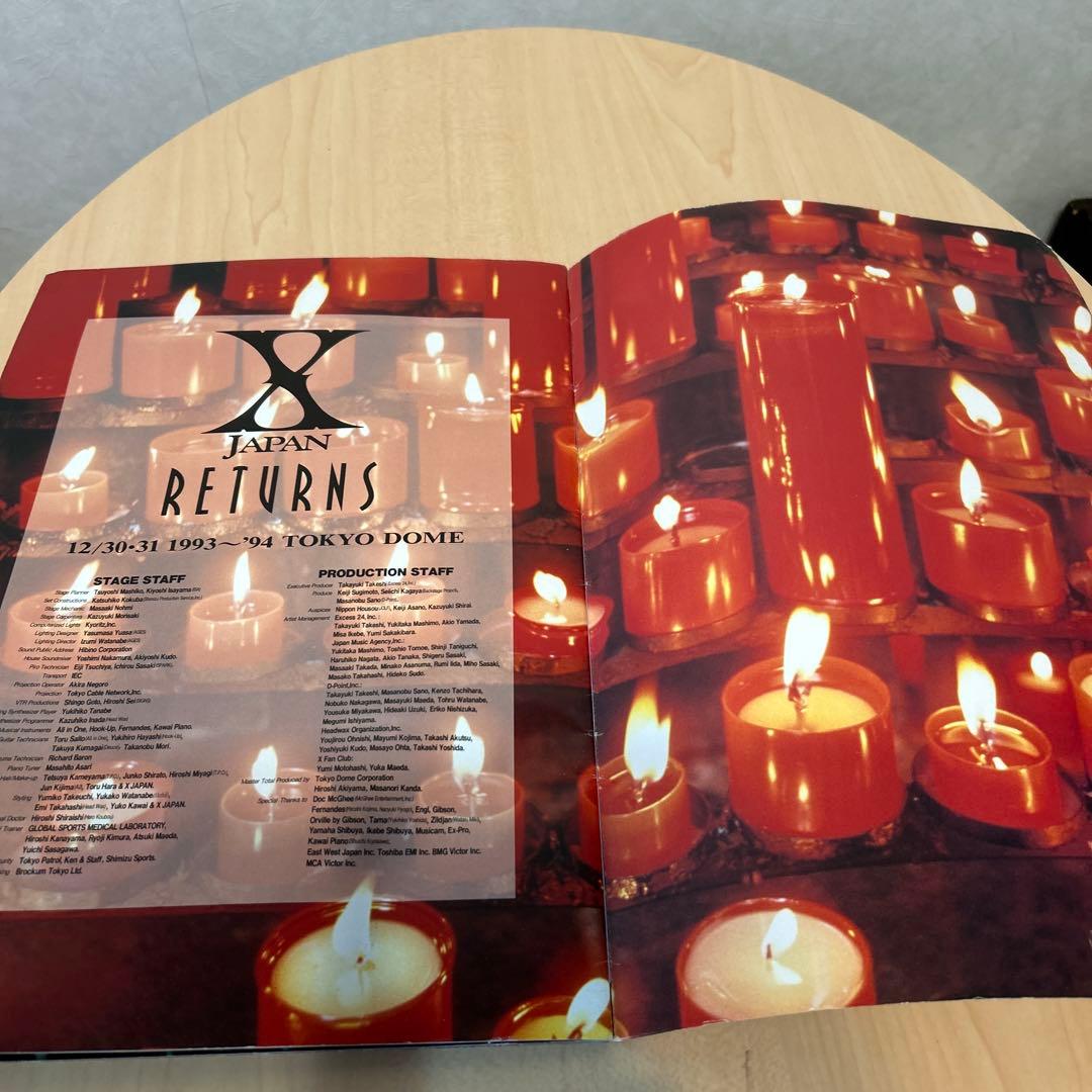 超レア32年前のX JAPAN パンフレット1993TOKYODOME - メルカリ