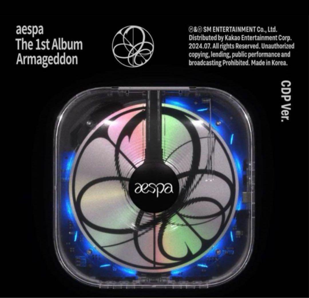aespa CDP 箱と本体のみ aespa - The 1st Album Armageddon (CDP Ver.)